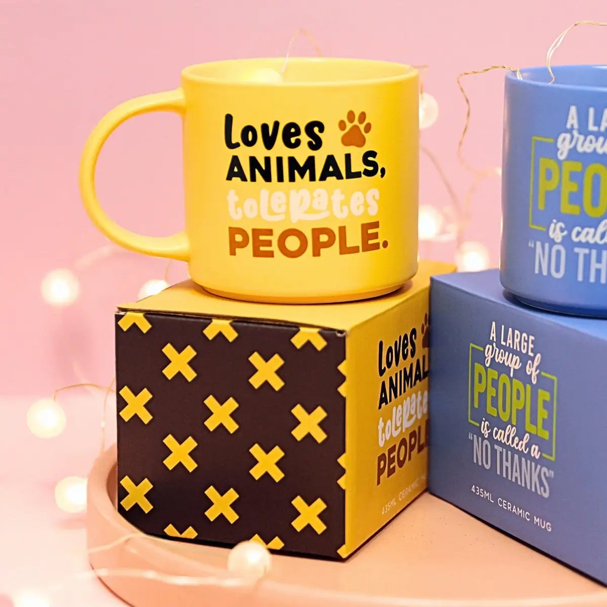 Cheeky Mug - Loves Animals, Tolerates People