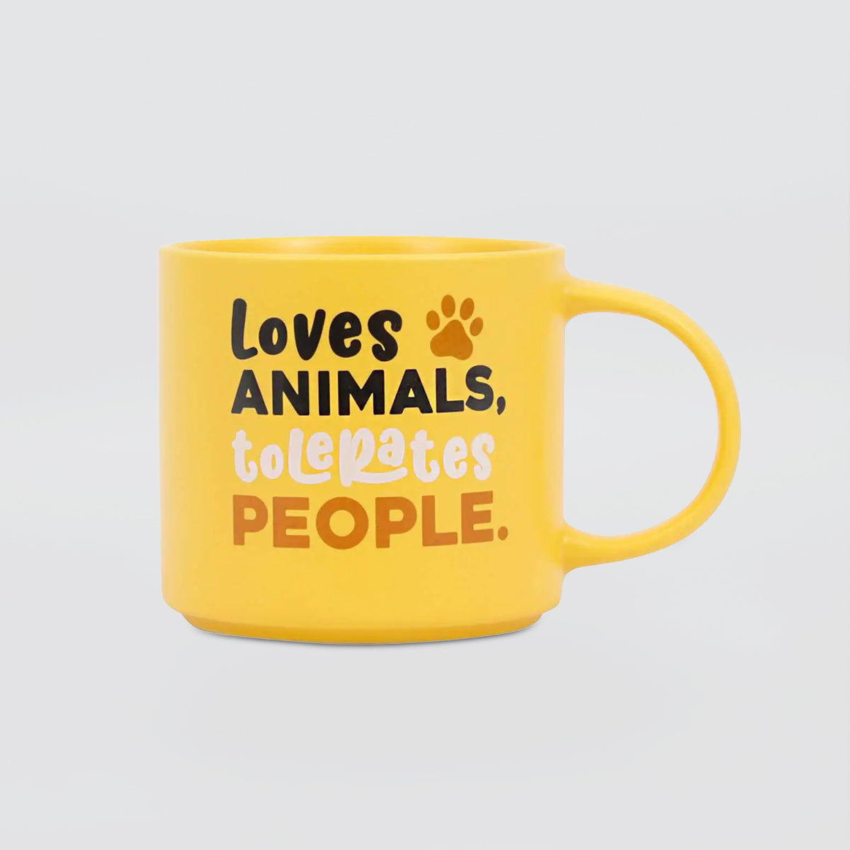 Cheeky Mug - Loves Animals, Tolerates People