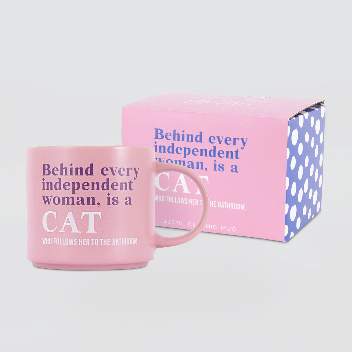 Cheeky Mug - Independent Woman & Her Cat