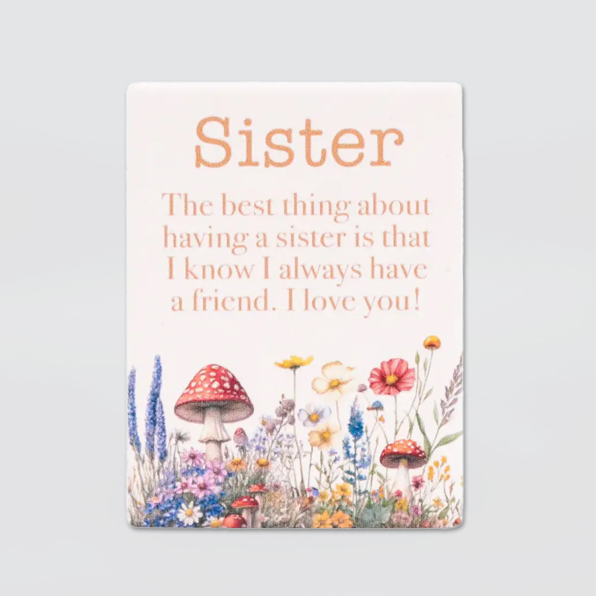 Cottage Grove Ceramic Magnet - Sister