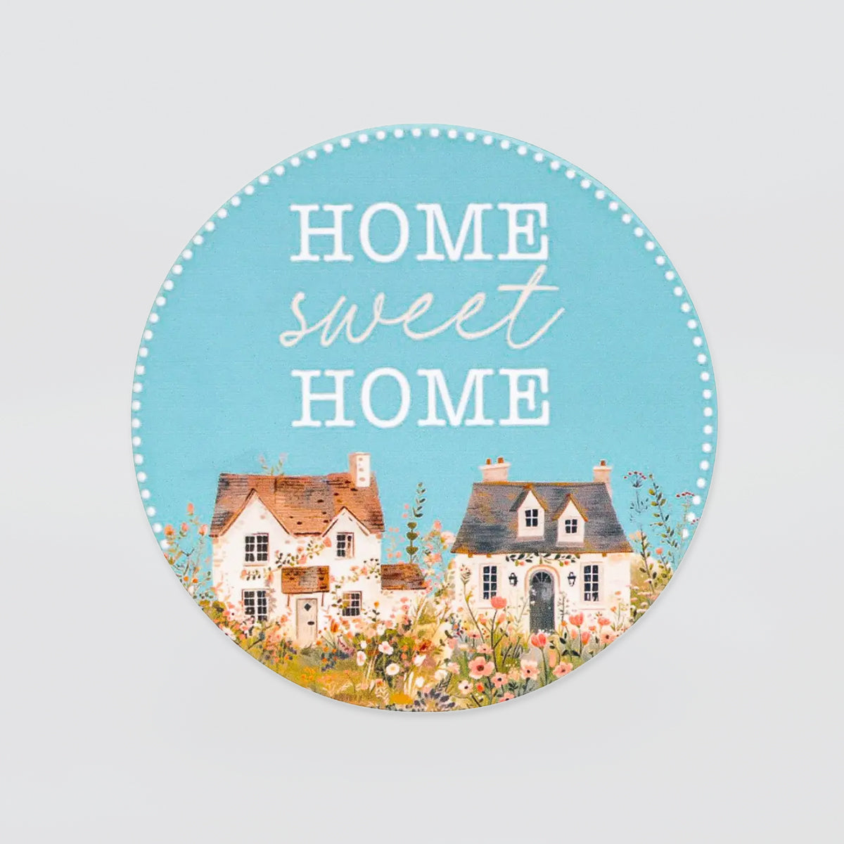 Cottage Grove Ceramic Coaster - Home Sweet Home