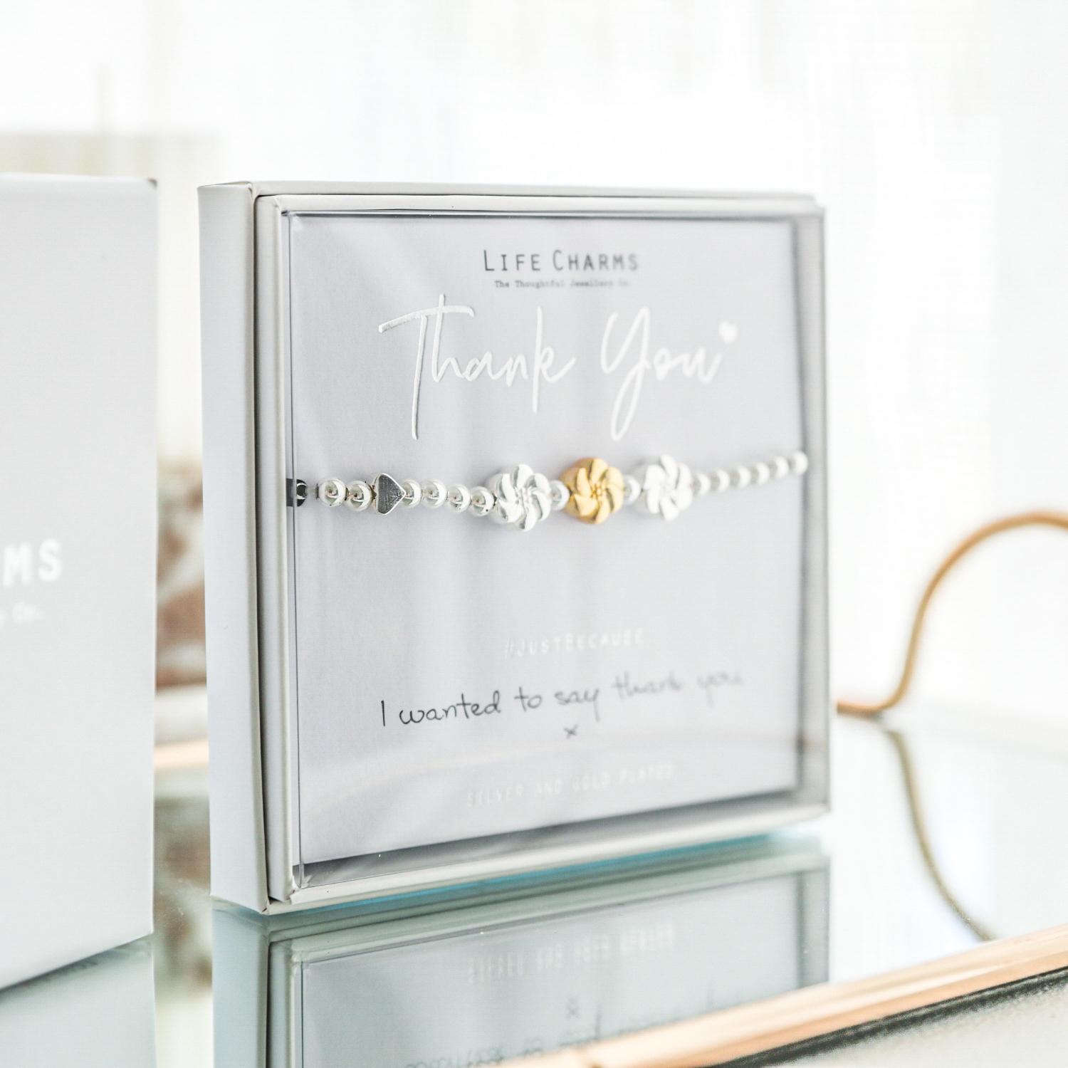Life Charms - Bracelet - Thank You