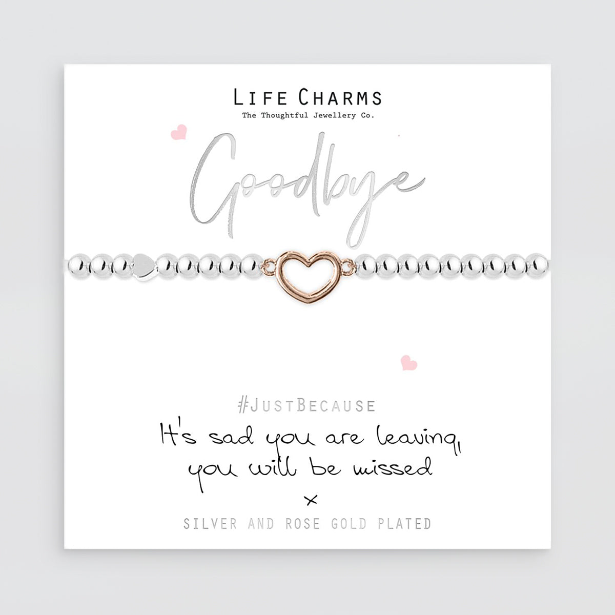 Life Charms - Bracelet - Goodbye