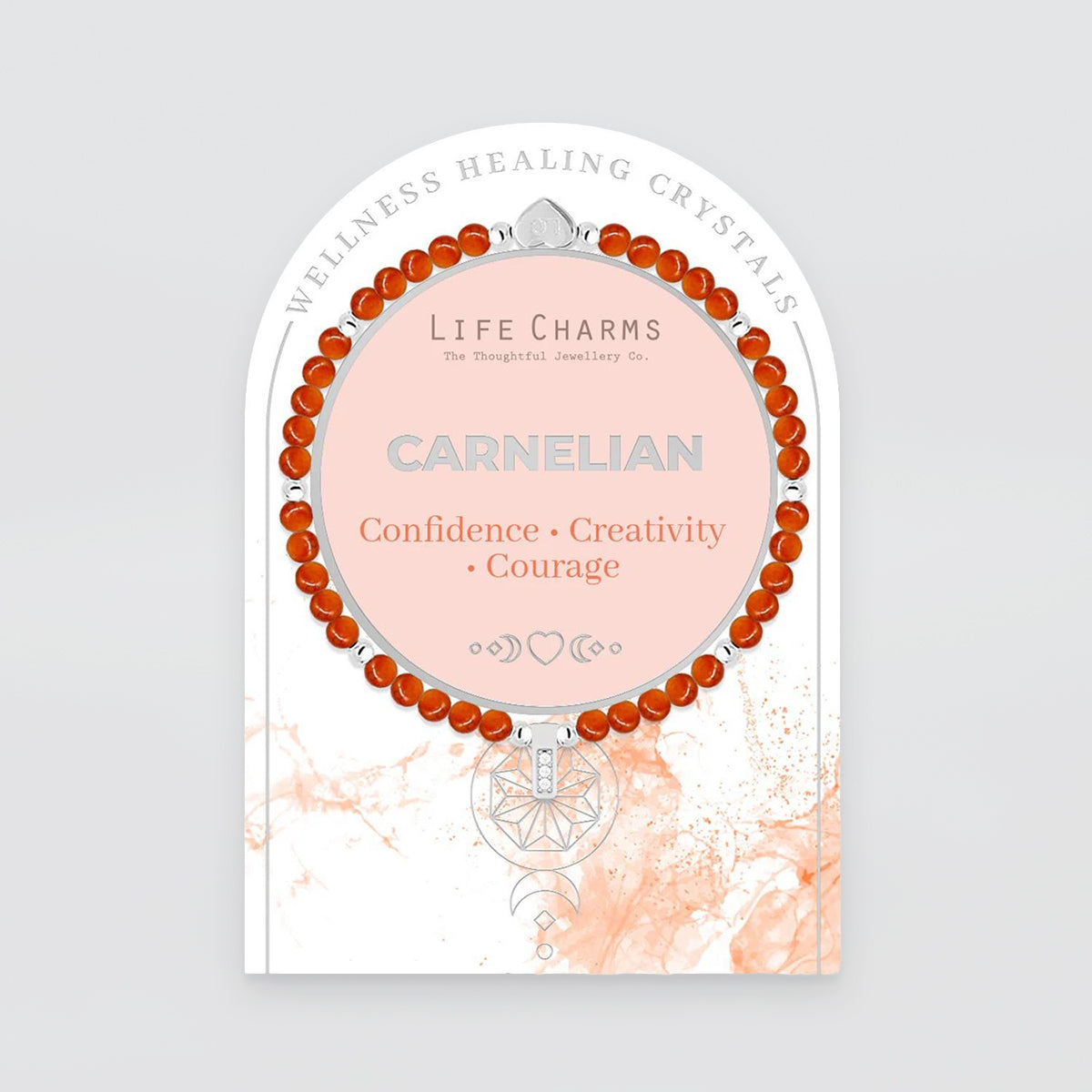 Healing Stone Bracelet - Carnelian