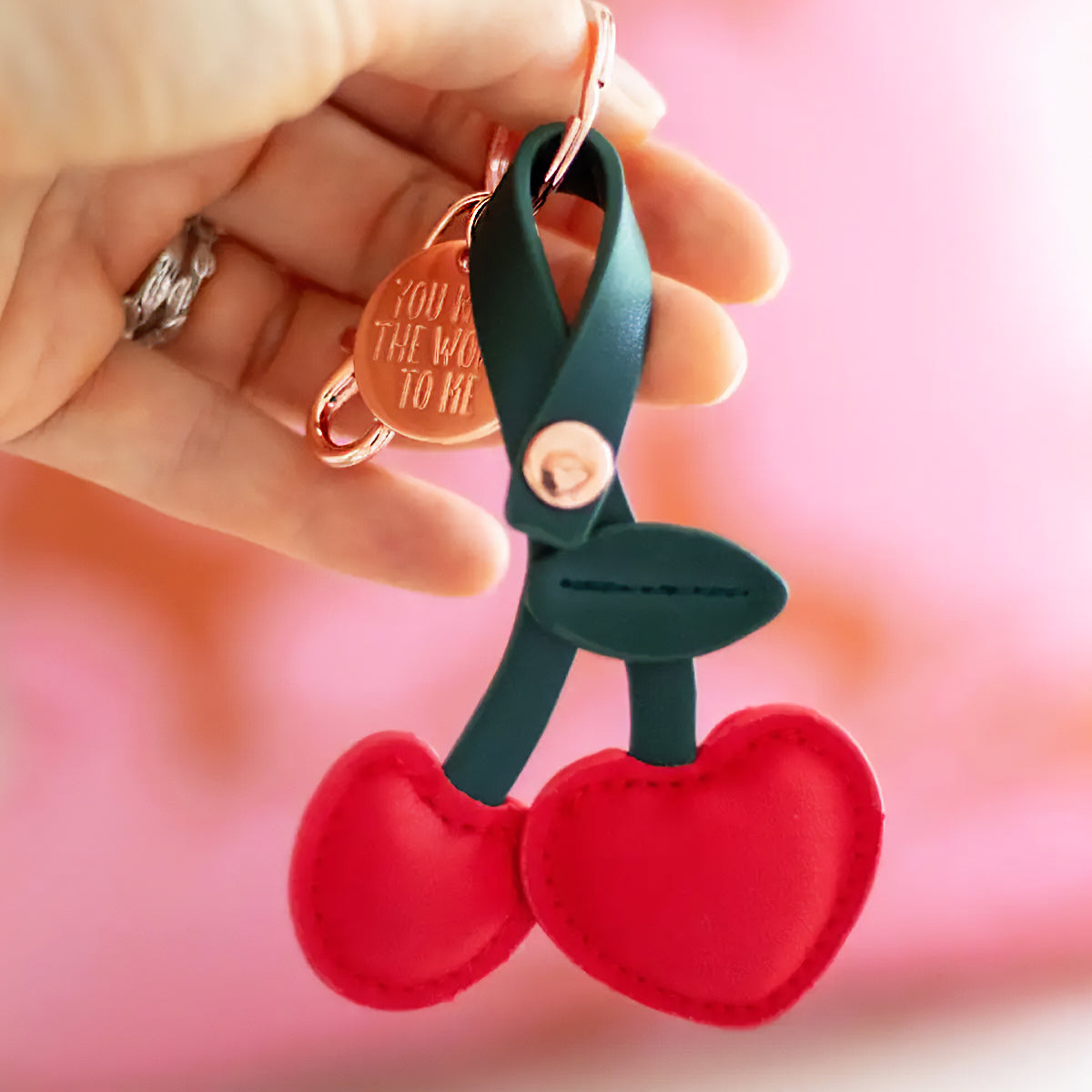 Mothers Day Bag Charm - Cherries