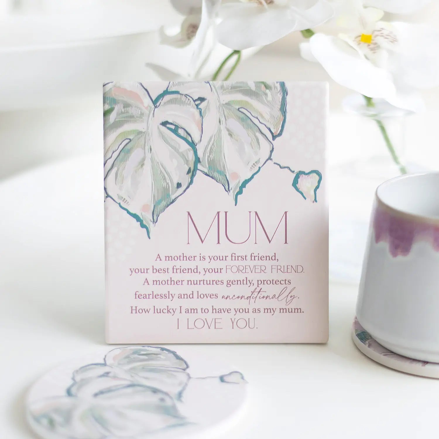 Love, Vera - Verse Plaque - Mum