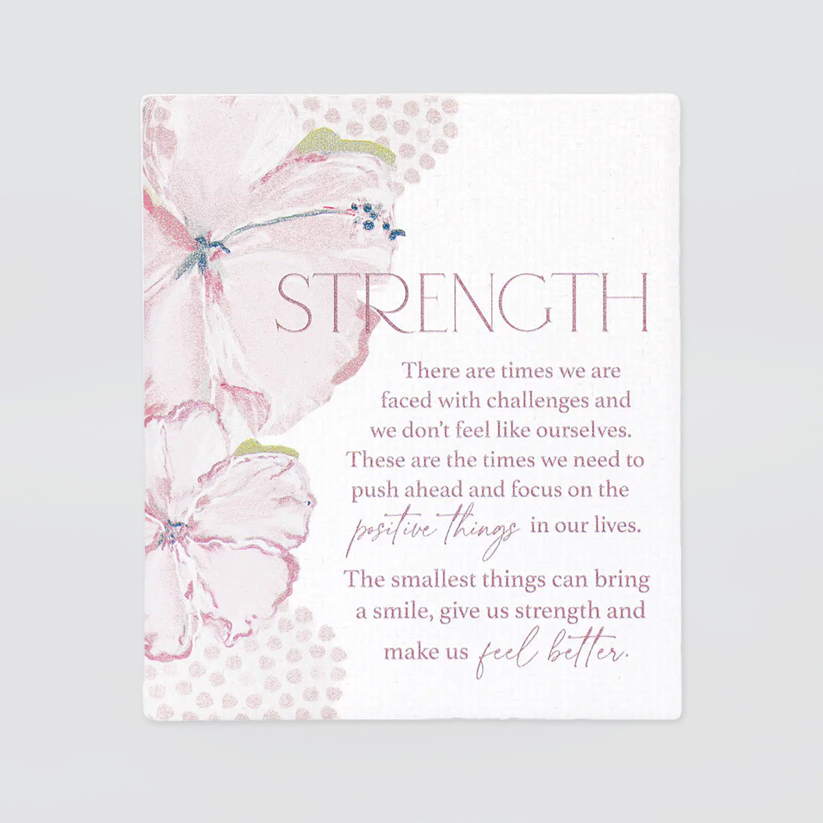 Love, Vera - Verse Plaque - Strength