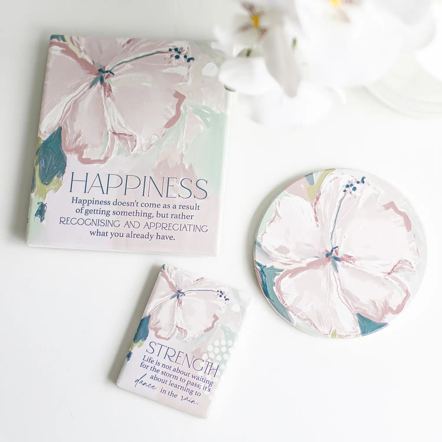 Love, Vera - Ceramic Magnet - Strength