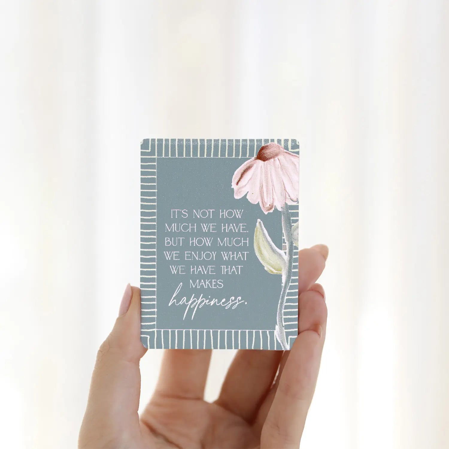 Love, Vera - Ceramic Magnet - Happiness