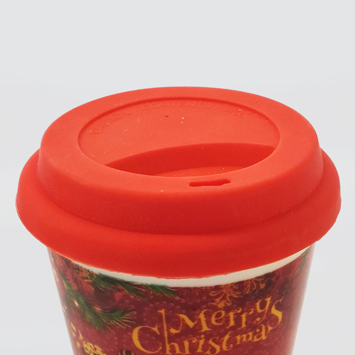 Christmas Travel Mug - Santa With Gift