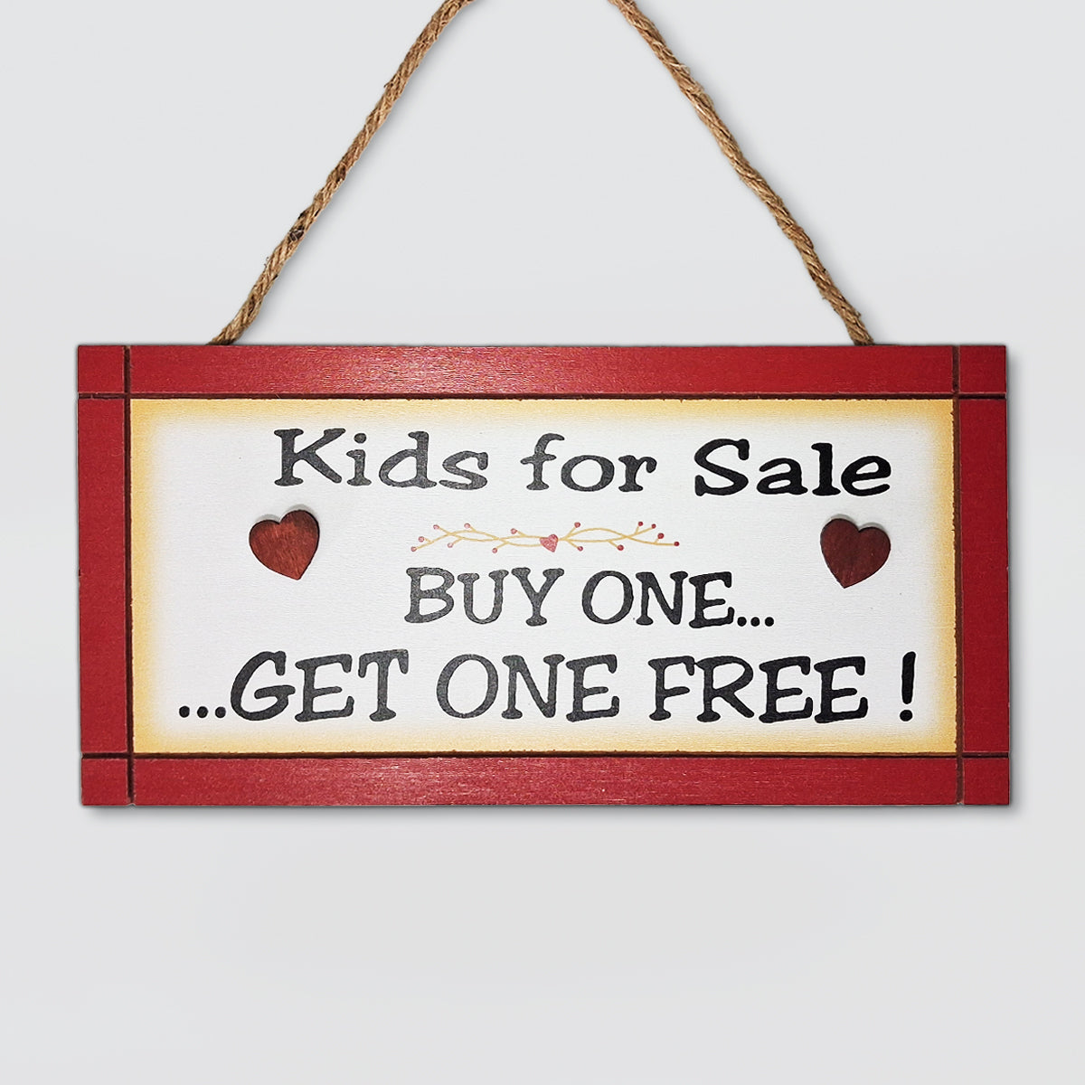 Hanging Wall Plaque - Kids For Sale