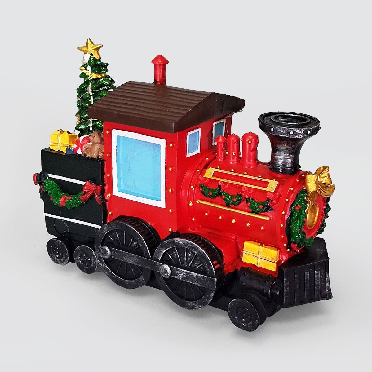 Christmas Train With Santa & LEDs