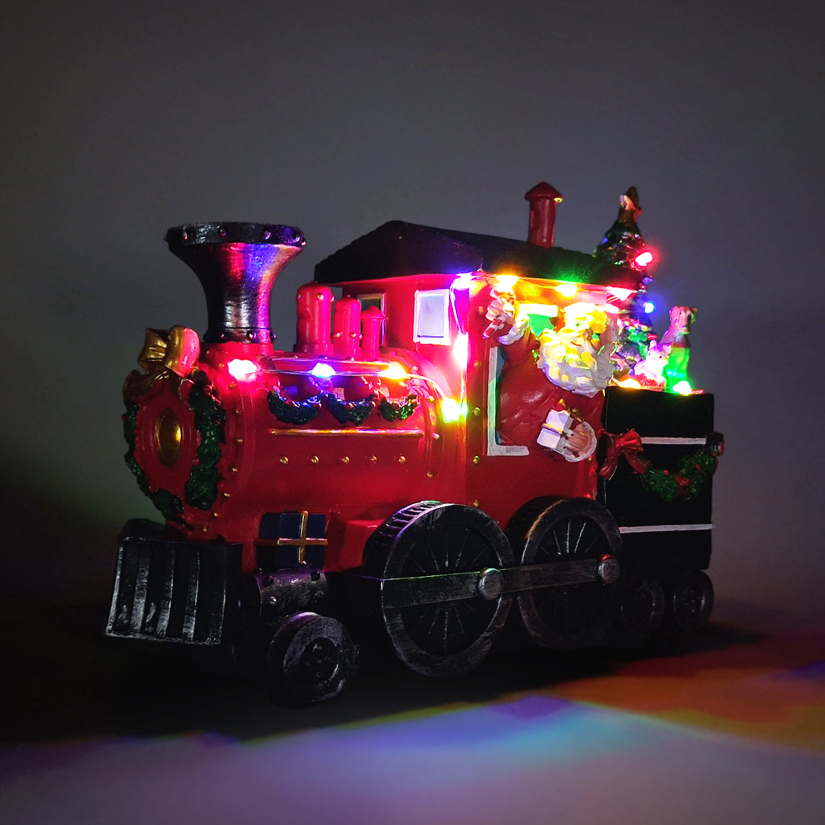 Christmas Train With Santa & LEDs