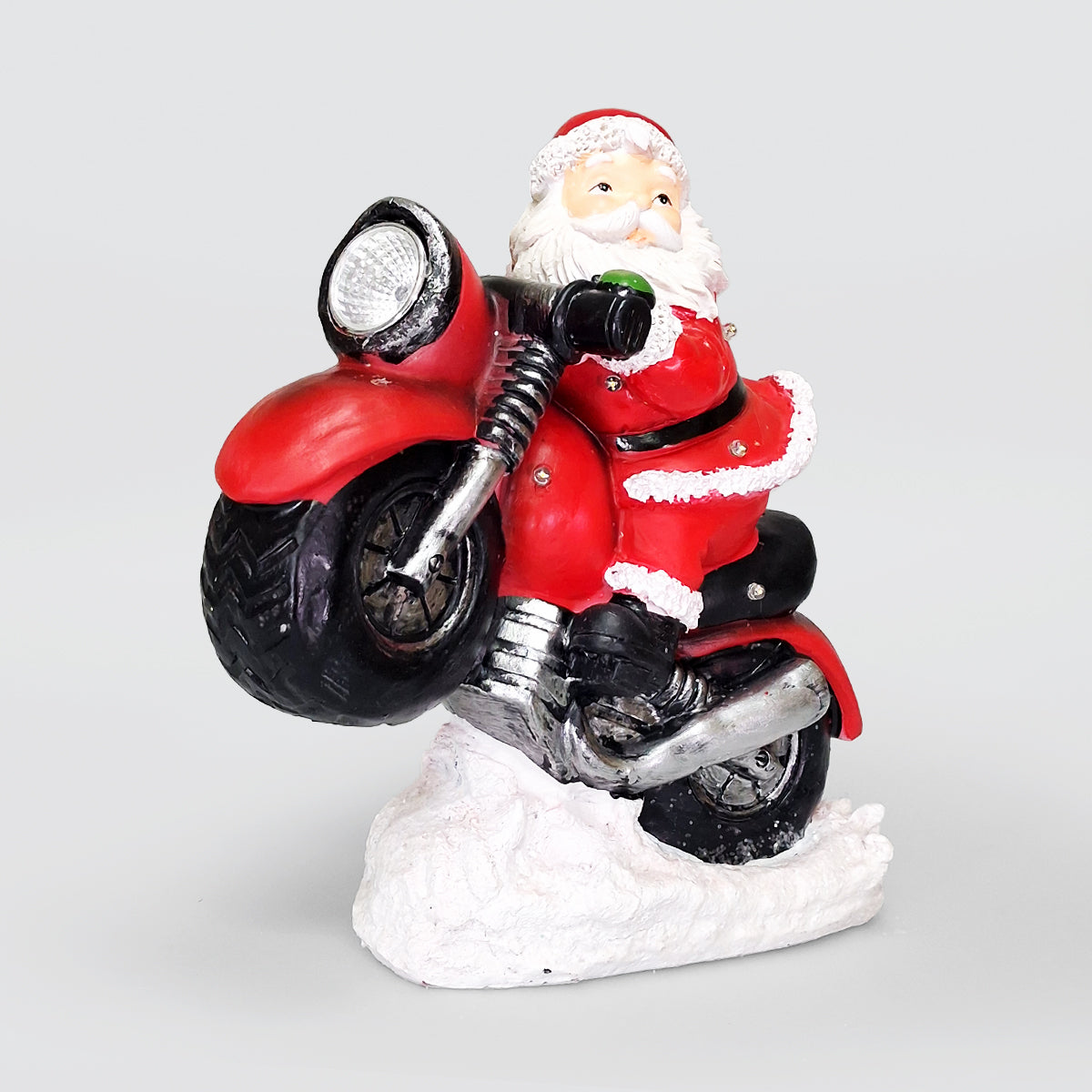 LED Santa On A Christmas Motorbike