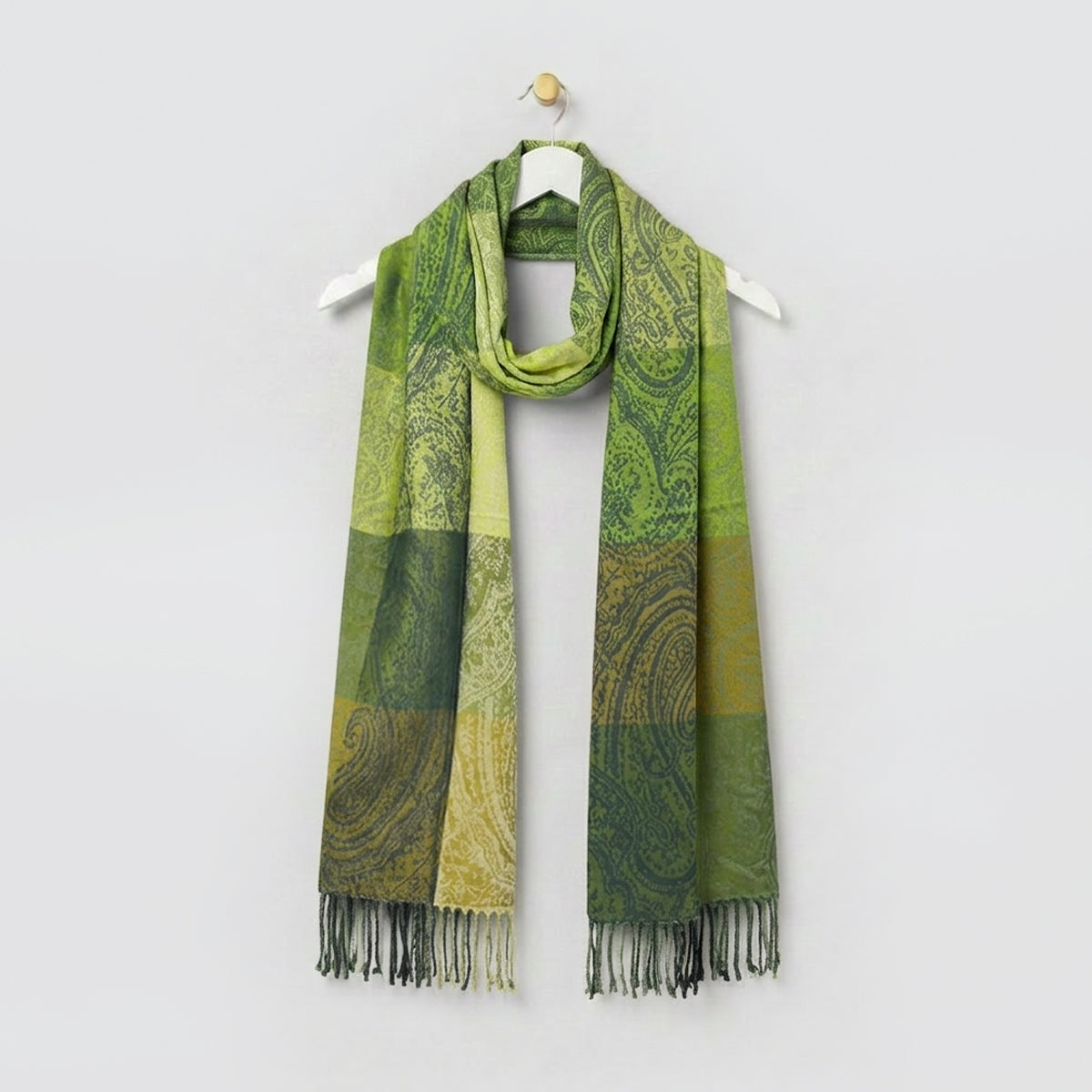 Checkered Paisley Scarves