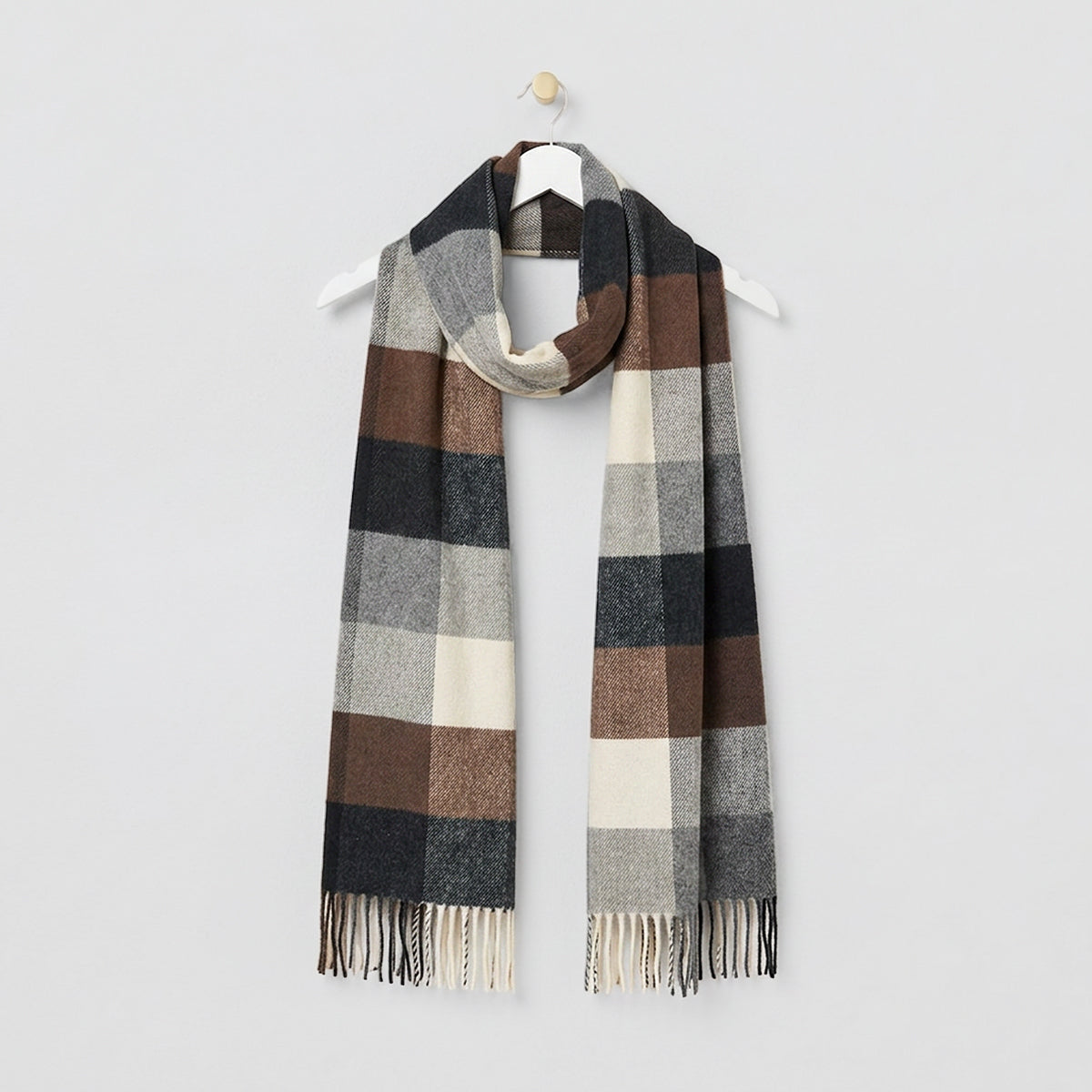 Checkered Winter Scarves