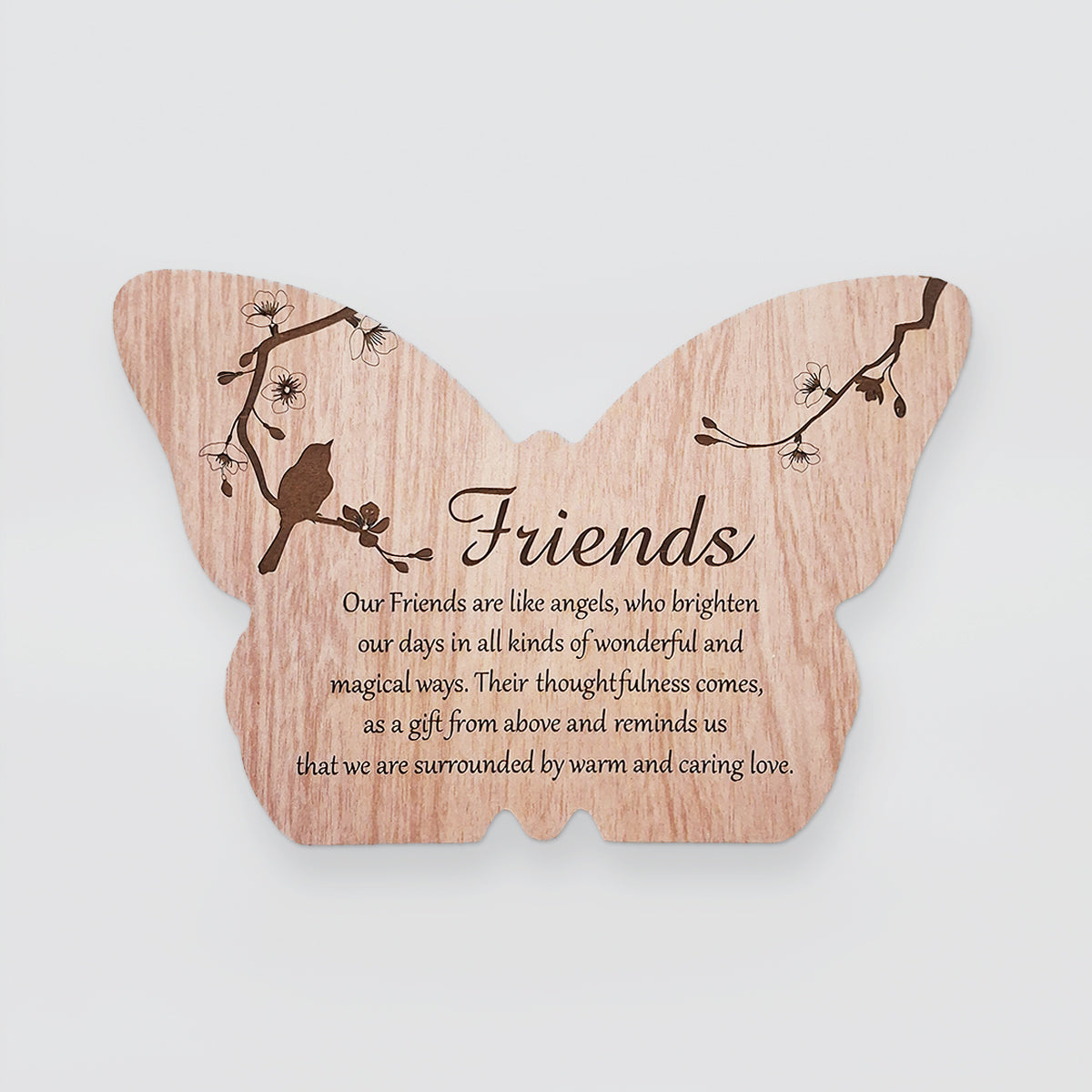 Sentimental Butterfly Plaque - Friends