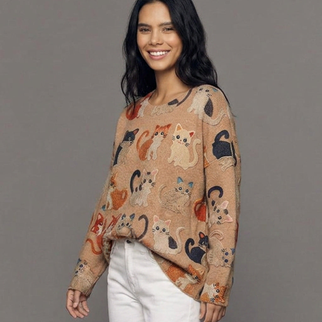 Winter Cute Cats Jumper