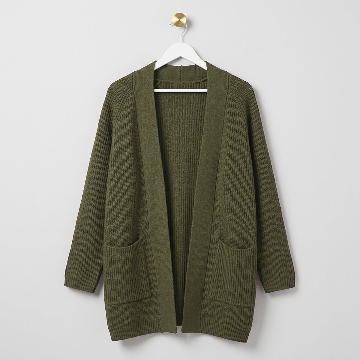 Throw-over Cardigans With Pockets