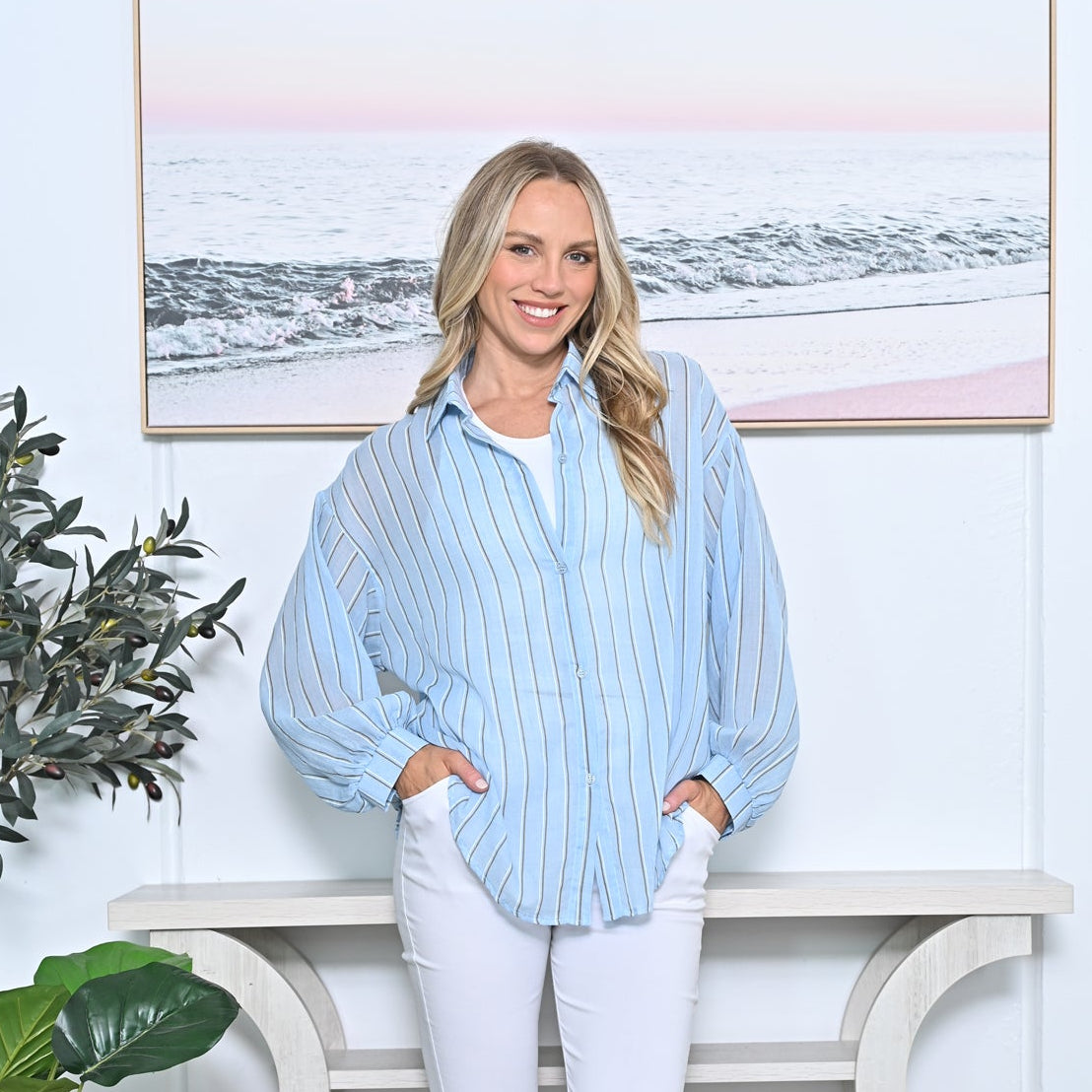 Striped Cotton Shirts