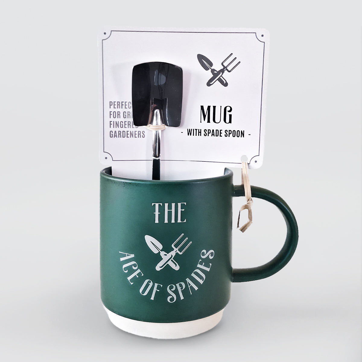 Mug & Spade Spoon Set - Ace Of Spades