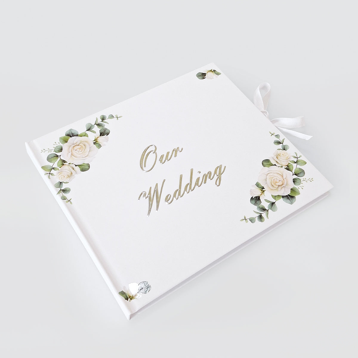 Floral Wedding Guest Book - Our Wedding