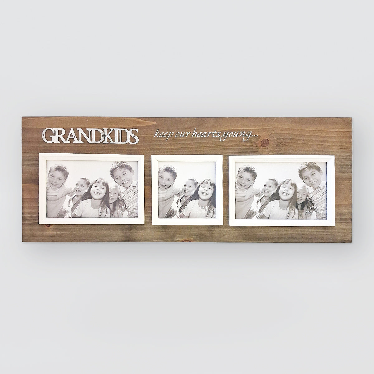 Decorative Triple Frame - Grandkids