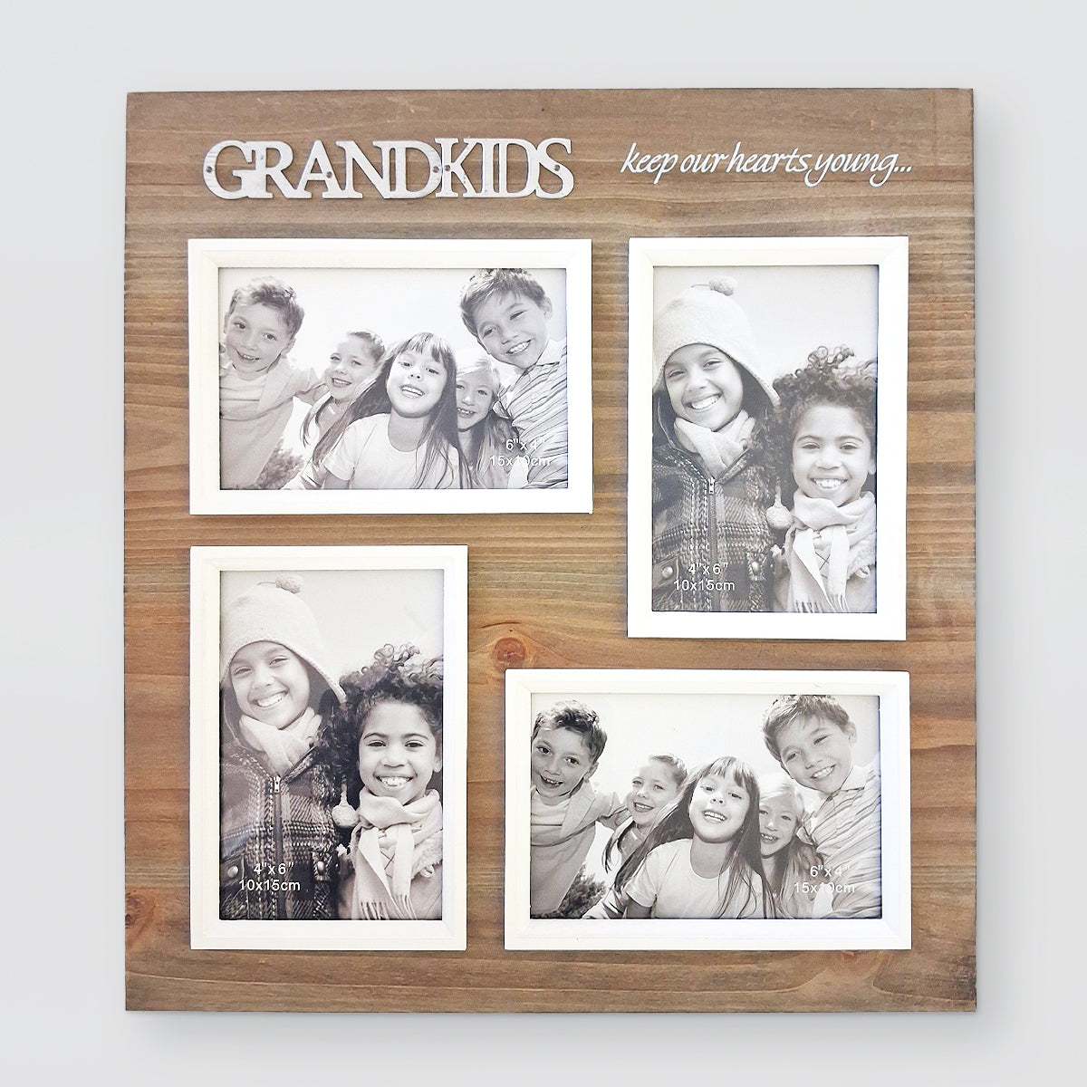 Decorative Quadruple Frame - Grandkids
