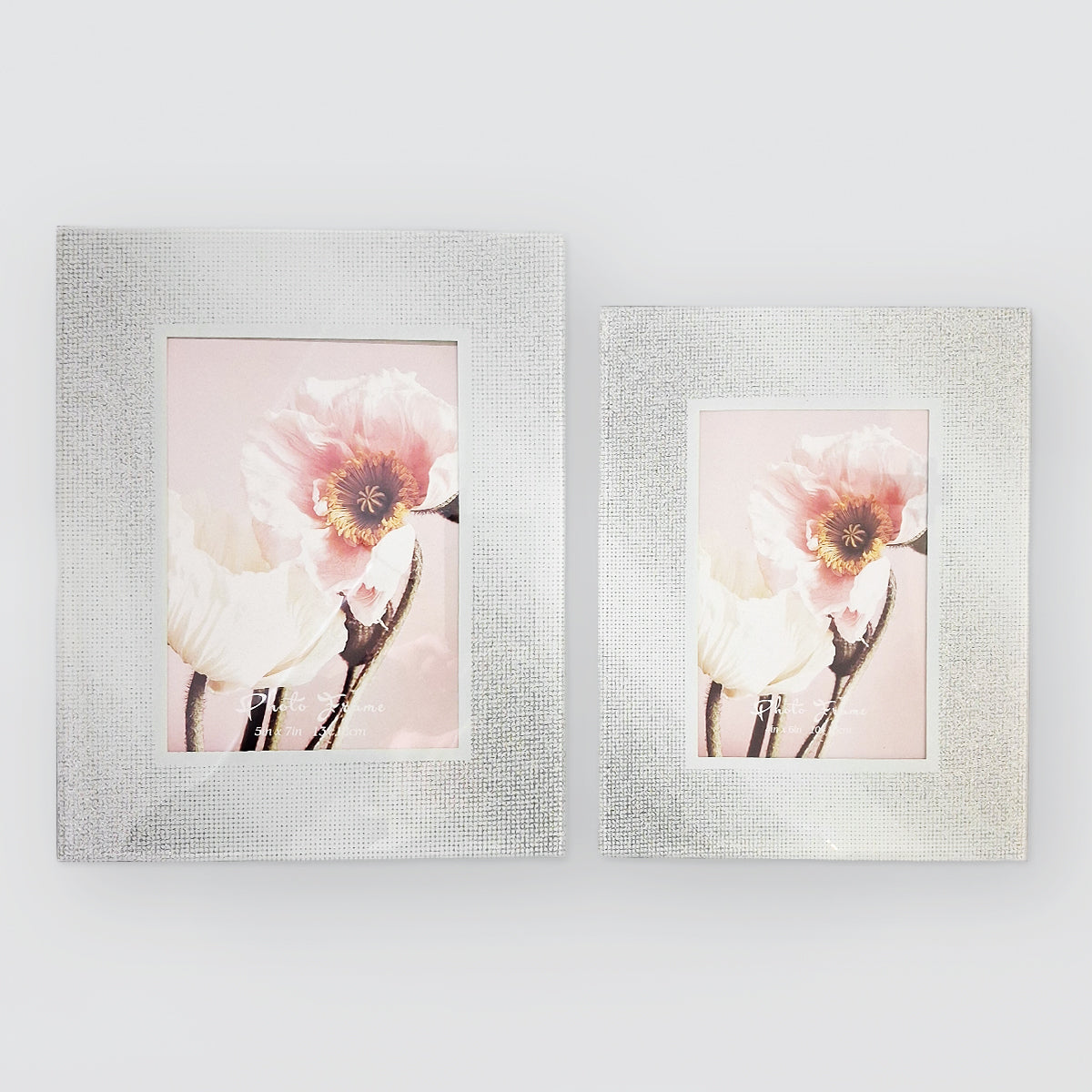 Silver Glittery Glitz Decorative Frames