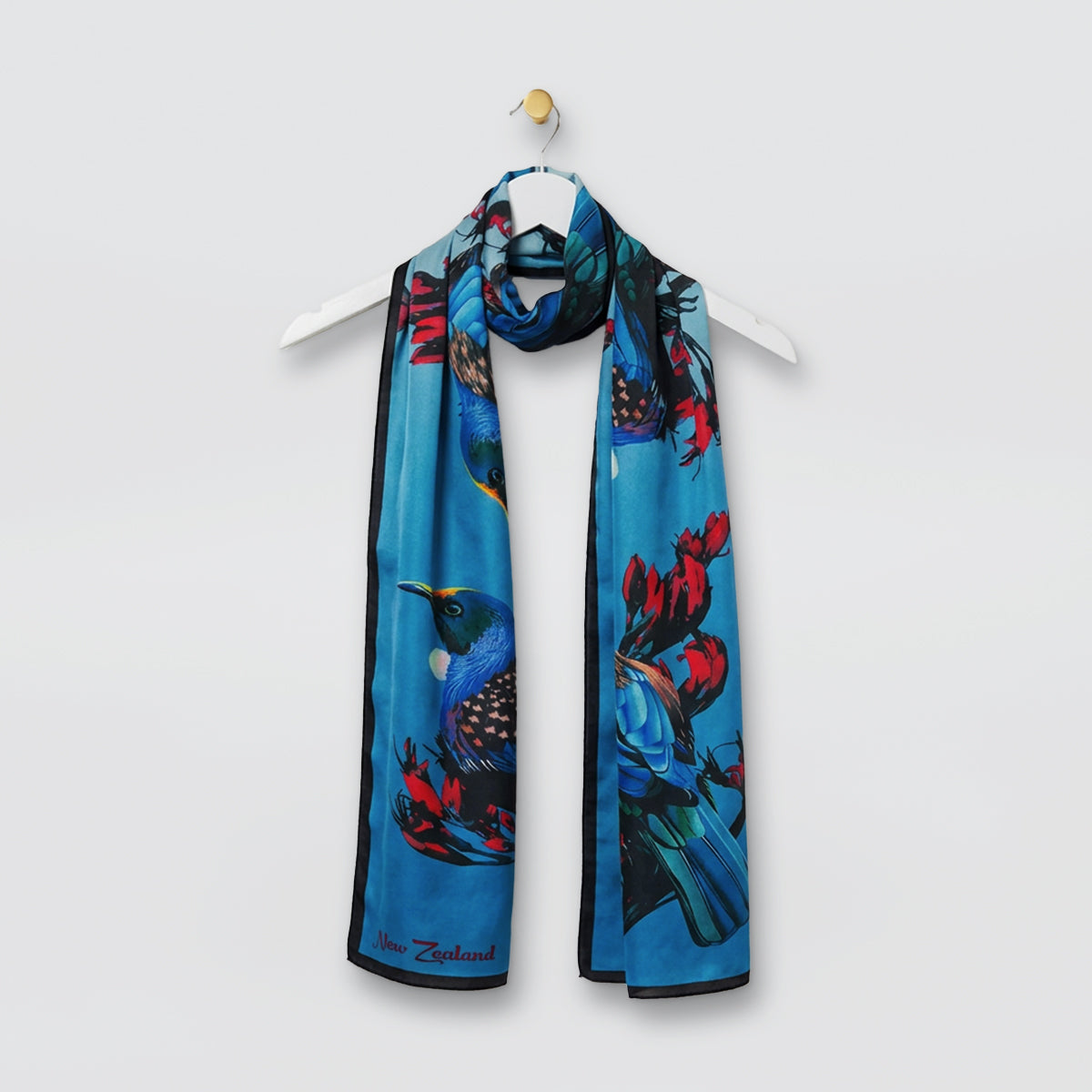 Blue Tui Scarf
