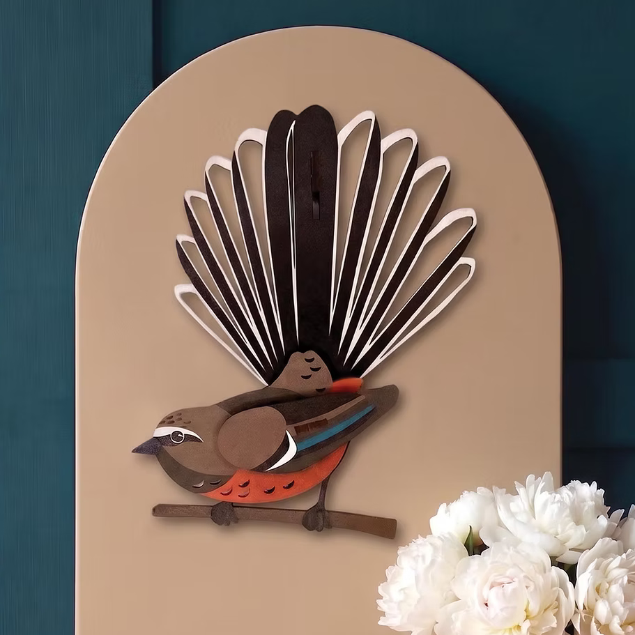 Wooden Wall Art - Fantail