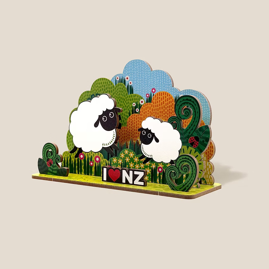 Wooden Model Kit Sign - Sheep