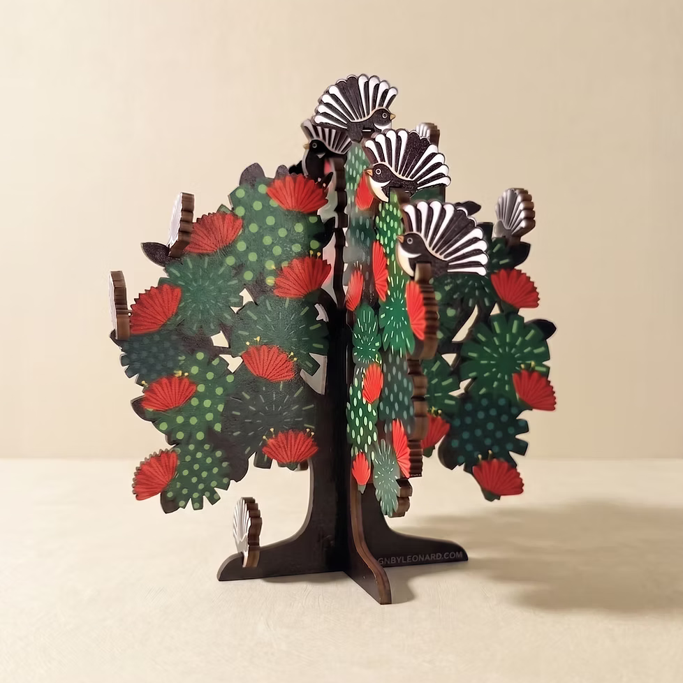 Pop Out Art - Pōhutukawa Tree