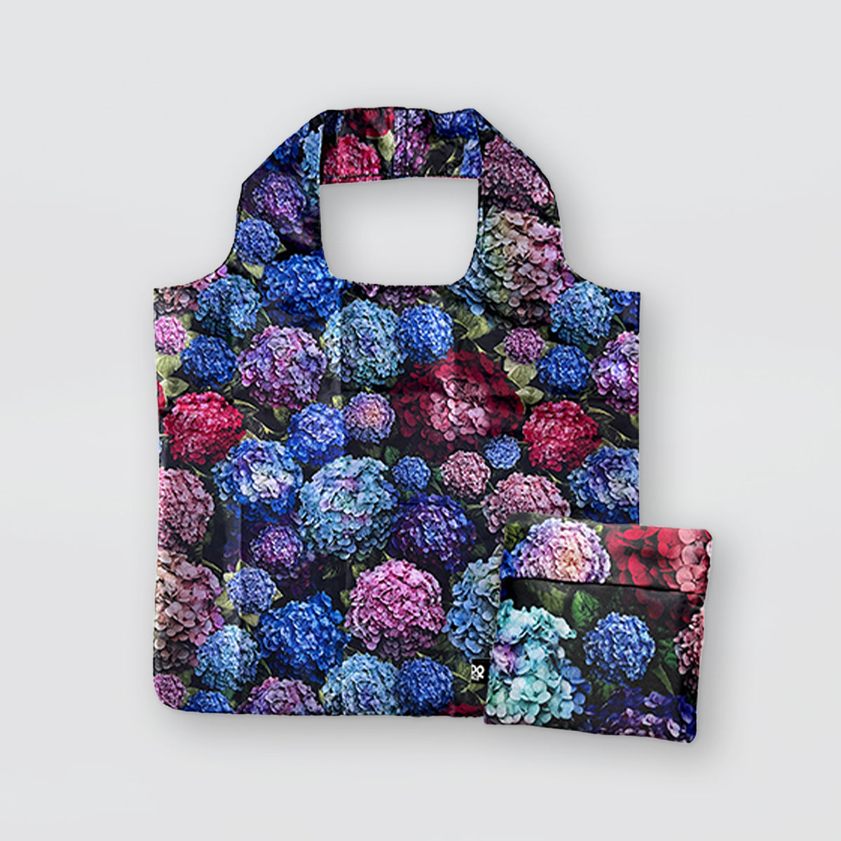 Foldable Shopping Bag - Hydrangea Bouquet