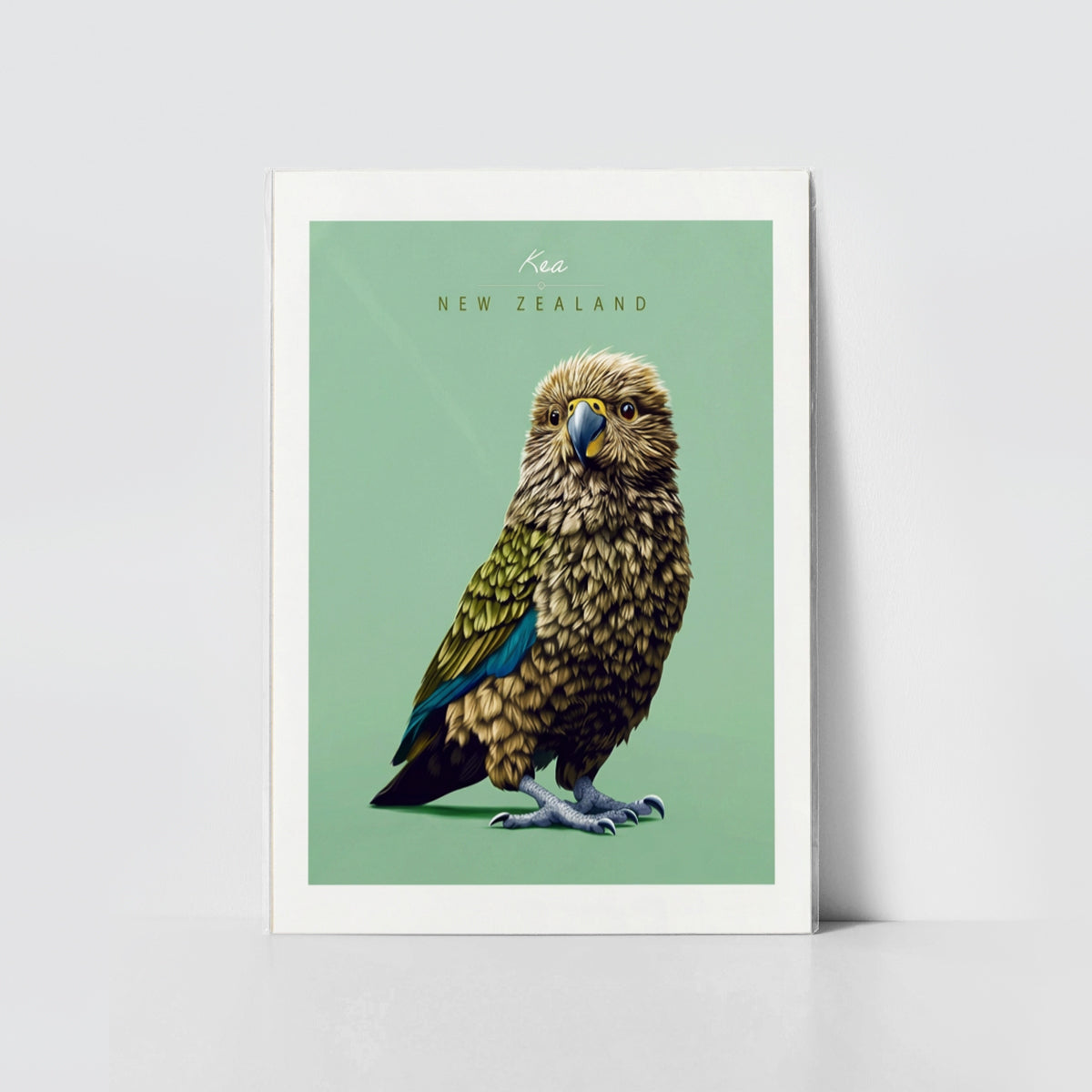 Wall Art Prints - Green Kea