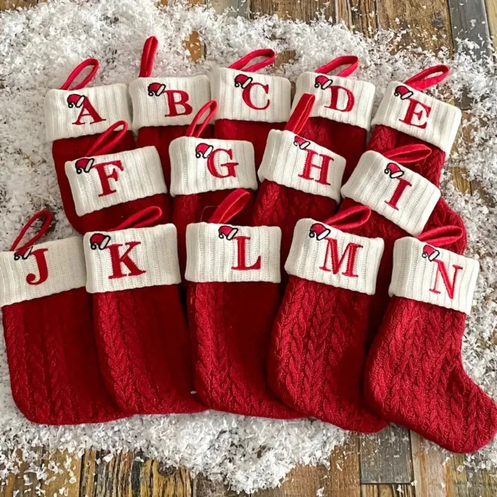Alphabet Xmas Stockings