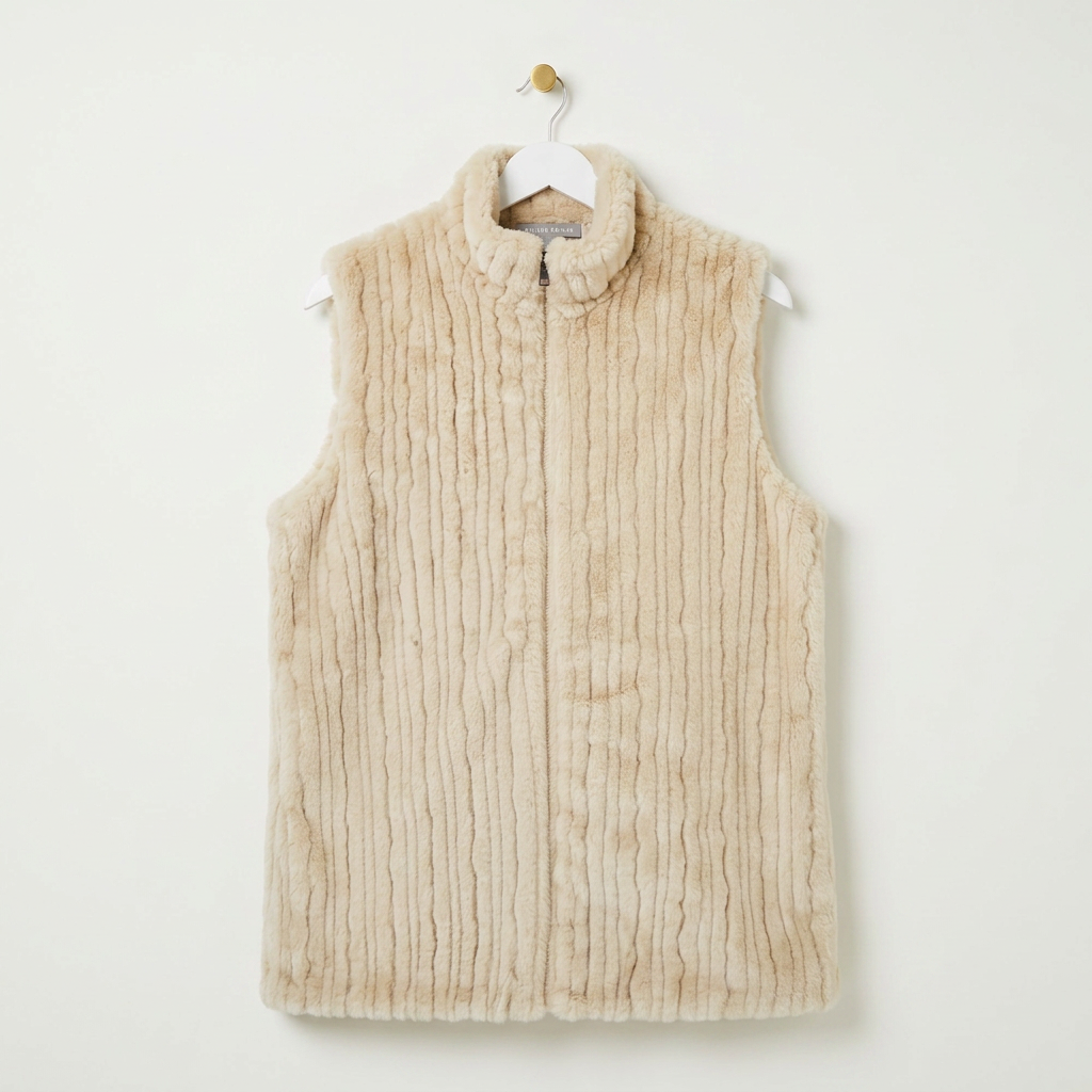 Faux Fur Vest - Long