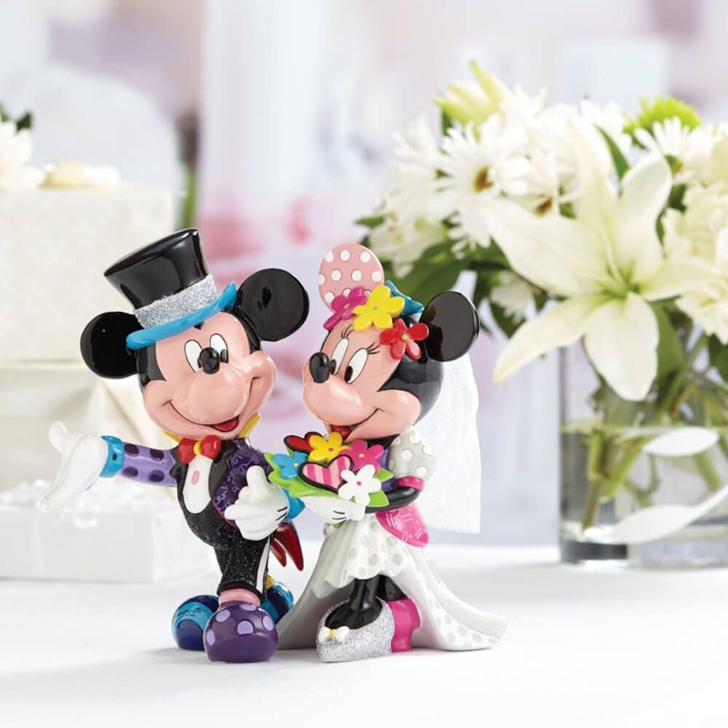 Mickey & Minnie Mouse Wedding Figurine