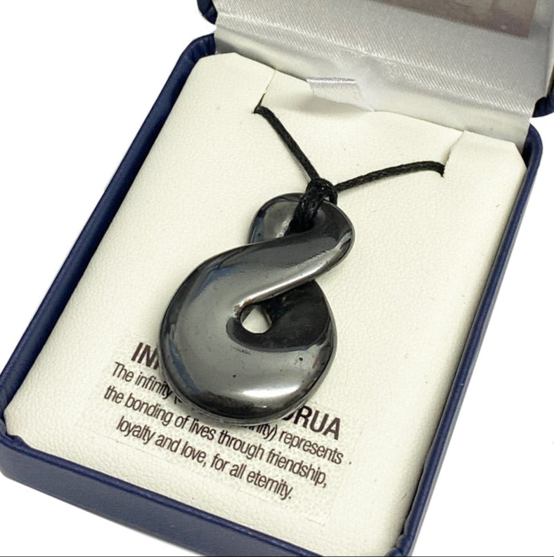 Hematite 'Infinity' Necklace