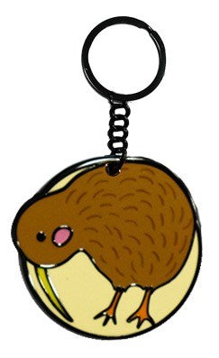 Enamel Keyring Kimi the Kiwi