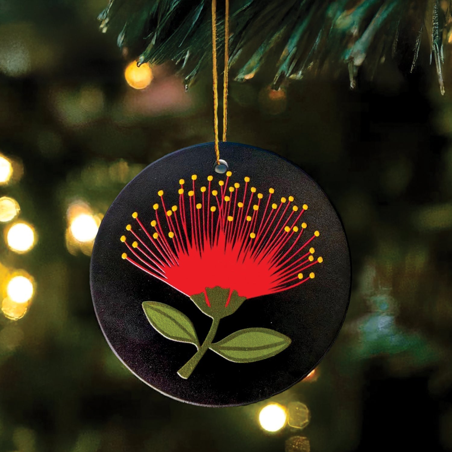 Christmas Baubles - 'Floral' Set/4
