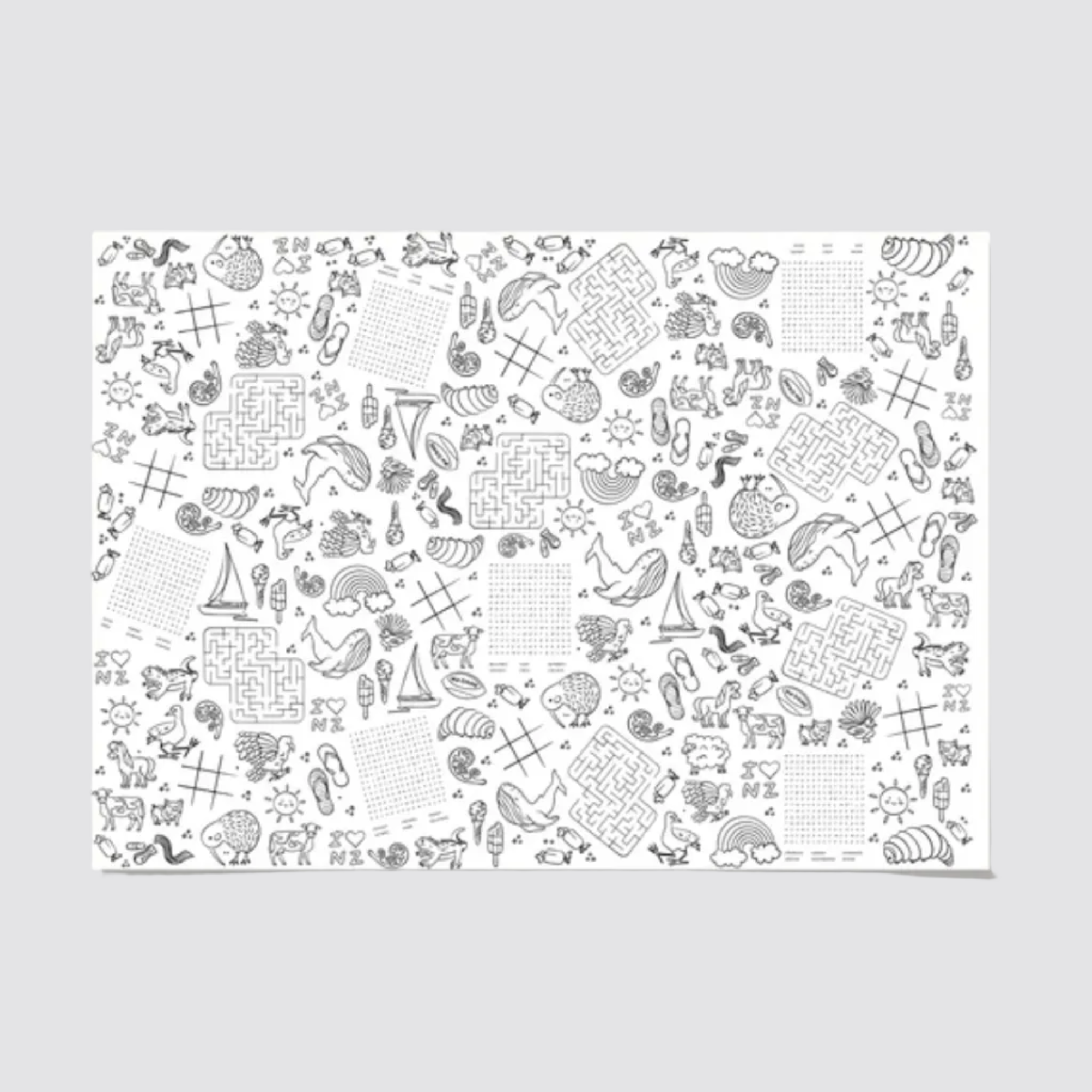 Washable 'Colouring In Tablecloth'