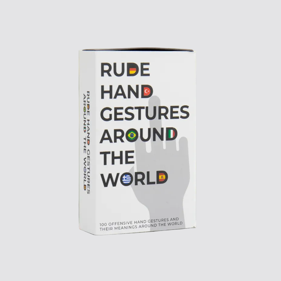 Cards - 'Rude Hand Gestures Around The World'