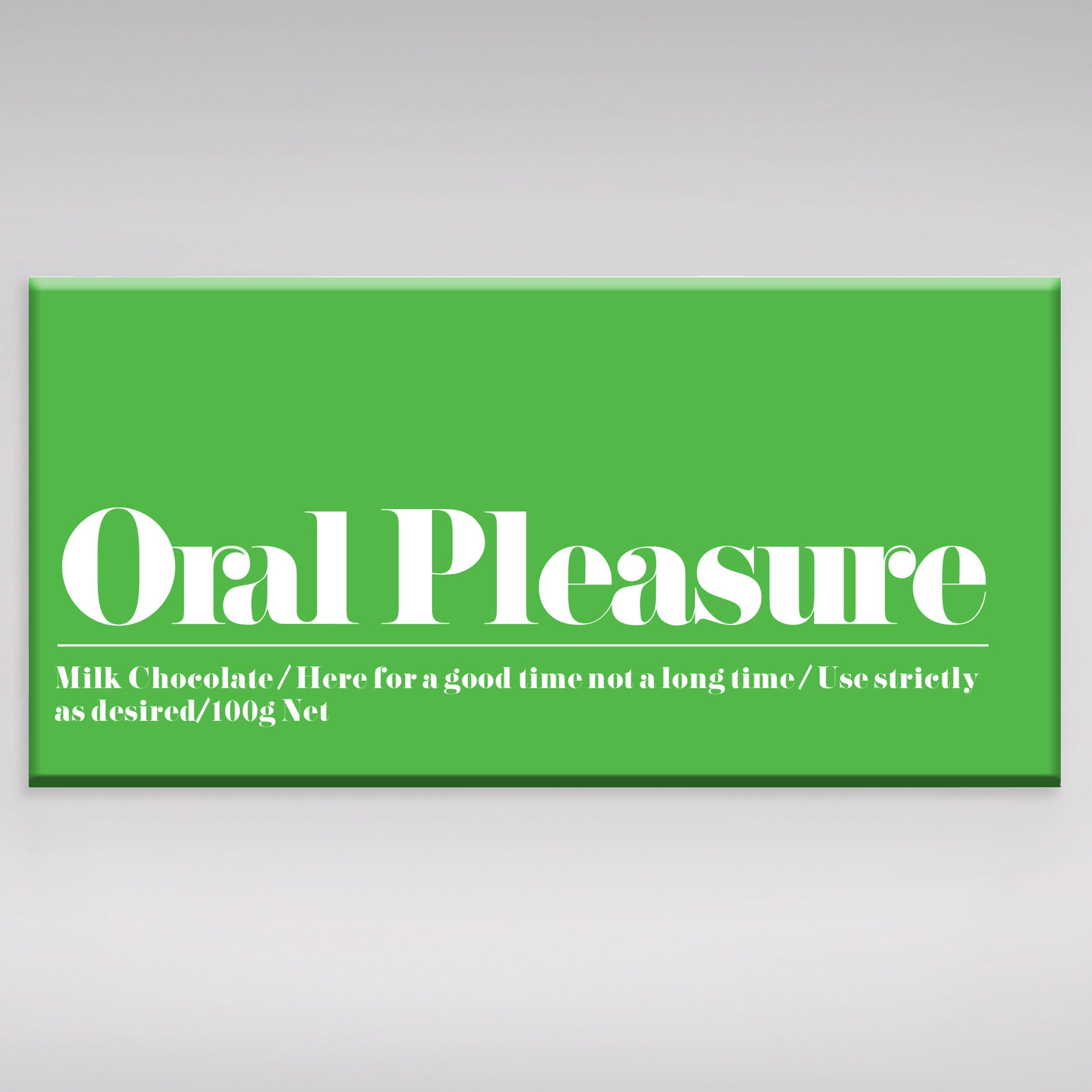 Bloomsberry & Co 'Oral Pleasure' Milk Chocolate Bar