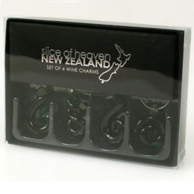 Maori Designs Wine Glass Markers - Set of Four
