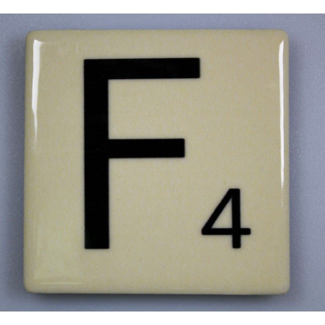 Magnetic Scrabble Letter - "F"