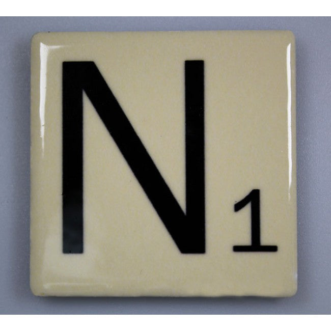 Magnetic Scrabble Letter - "N"