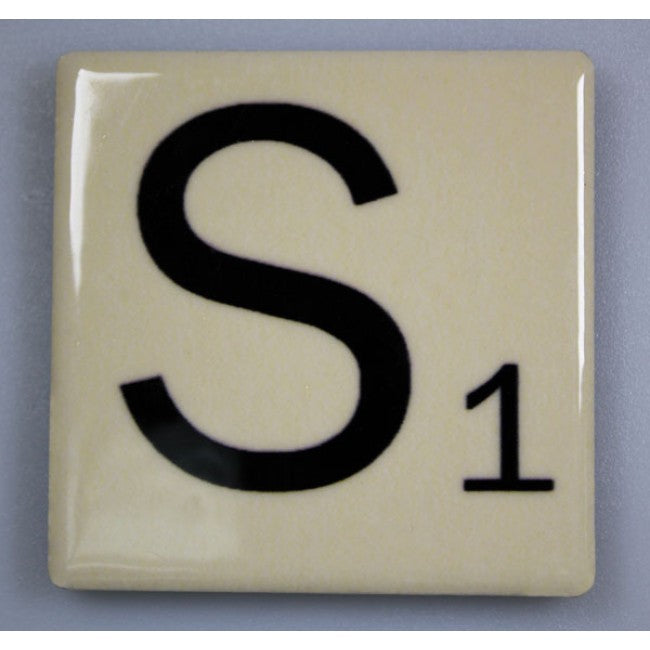 Magnetic Scrabble Letter - "S"