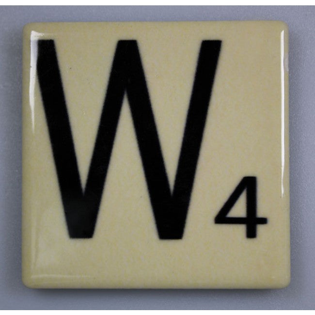 Magnetic Scrabble Letter - "W"