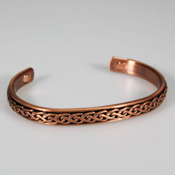 Mens copper chain on sale bracelet